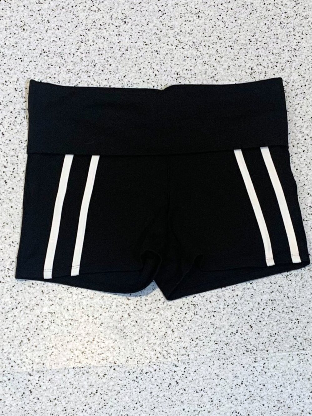 Victoria's Secret PINK Relay Colorblock Foldover Micro Shorts NWT Small